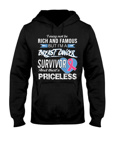 I'm A Breast Cancer Survivor And That's Priceless Limited Classic T- Shirt - Hoodie - Guys V-Neck