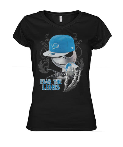 Fear The Lions Limited Classic T-Shirt - Ladies Tee - Ladies V-Neck