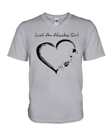 Just An Alaska Girl Limited Classic T-Shirt - Guys V-Neck - Mug