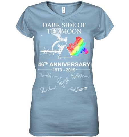 Dark Side Of The Moon 46Th Anniversary Limited Classic T- Shirt - Guys Tee - Ladies V-Neck