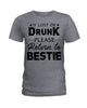 Image of If Lost Or Drunk Please Return To Bestie Limited Classic T- Shirt - Ladies Tee - Unisex Long Sleeve