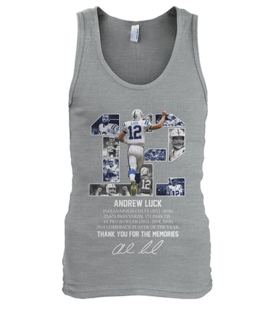 12 Years Of Andrew Luck Limited Classic T- Shirt - Unisex Tank Top - Hoodie