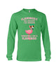 Image of Flamingos Are Awesome Limited Classic T-Shirt - Guys V-Neck - Unisex Long Sleeve