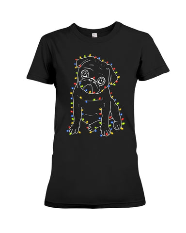 Coliful Dog Led Light Limited Classic T-Shirt - Youth Tee - Ladies Tee