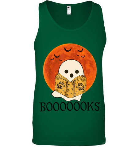 Boo Loves Booooooks T-Shirt - Unisex Tank Top - Guys V-Neck