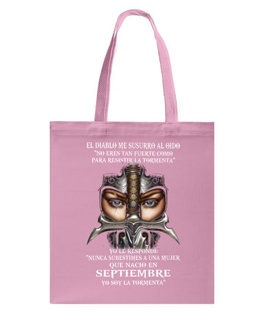 Septiembre Tote Bag - Guys Tee - Basketweave Tote Bag