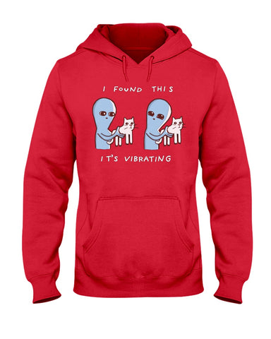 I Found This Is Virbating Cat Tote Bag - Youth Tee - Hoodie