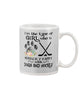 Image of A Big Fan Of Dogs And Hockey Girl Limited Classic T-Shirt - Guys V-Neck - Mug