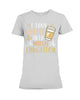 Image of I Turn Coffee Into Music Education T-Shirt - Ladies Flowy Tank - Ladies Tee