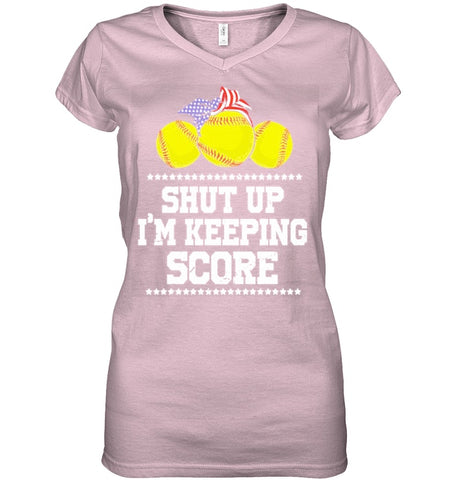 Shut Up! I'm Keeping Score Limited Classic T- Shirt - Guys V-Neck - Ladies V-Neck