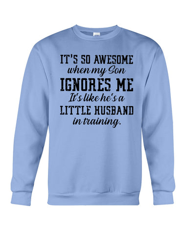 Little Husband In Training T-Shirt - Guys Tee - Sweatshirt