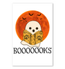 Image of Boo Loves Booooooks T-Shirt - Horizontal Poster - Outdoor/Indoor Pillow