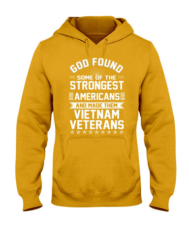 Vietnam Veterans- Strongest Americans Tote Bag - Ladies Flowy Tank - Hoodie