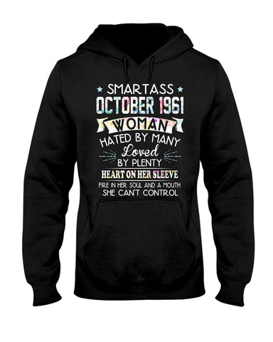 Smartass October 1961 Classic T-Shirt - Hoodie - Ladies Tee