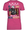 Image of He Is Not Just My Son He Is A Marine Limited Classic T-Shirt - Ladies Flowy Tank - Ladies V-Neck