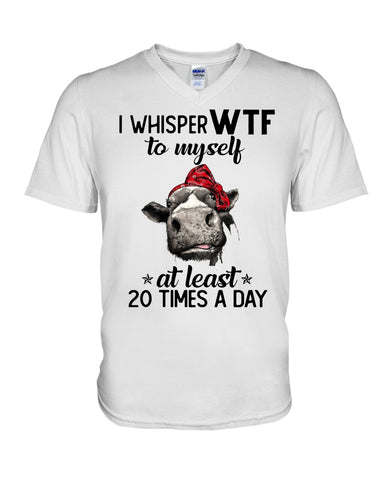 Whisper Wtf Cow Limited Classic T-Shirt - Guys V-Neck - Mug