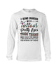 Image of F-Bomb Grandma With Tatoos Pretty Eyes Tote Bag - Guys V-Neck - Unisex Long Sleeve