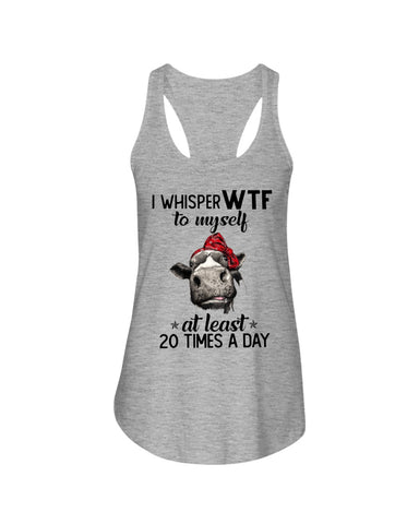 Whisper Wtf Cow Limited Classic T-Shirt - Ladies Flowy Tank - Youth Tee