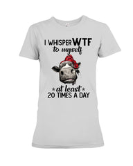 Whisper Wtf Cow Limited Classic T-Shirt - Ladies Tee - Hoodie