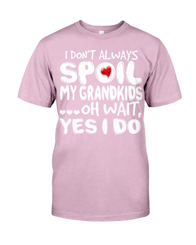 I Don't Always Spoil My Grandkids Classic T-Shirt - Guys Tee - Sweatshirt