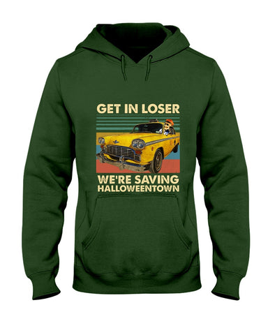 Get In Loser We're Saving Halloweentown Tote Bag - Hoodie - Guys V-Neck