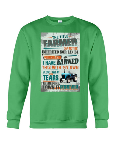 Farmer Can Not Be Inherited Nor Can Be Purchase Limited Classic T- Shirt - Sweatshirt - Unisex Tank Top