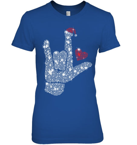 Sign Language Bright T-Shirt - Guys Tee - Ladies Tee