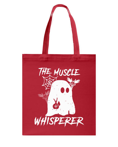 Ghost-The Muscle Whisperer Limited Classic T- Shirt - Guys V-Neck - Basketweave Tote Bag