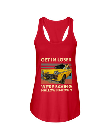 Get In Loser We're Saving Halloweentown Tote Bag - Unisex Tank Top - Ladies Flowy Tank