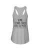 Image of Texas Girl Cuss Too Much Limited Classic T- Shirt - Ladies Flowy Tank - Hoodie