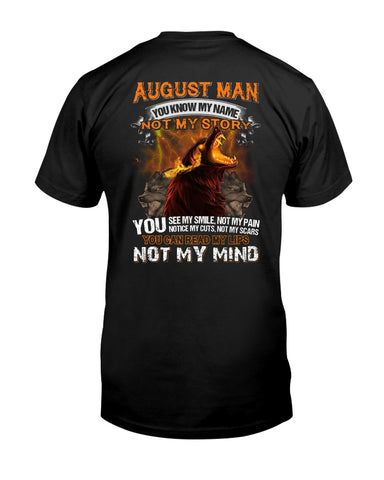 August Man Limited Classic T- Shirt - Guys Tee - Unisex Long Sleeve