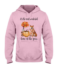 Shiba Inu The Most Wonderful Time T-Shirt - Hoodie - Ladies Tee