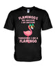 Image of Flamingos Are Awesome Limited Classic T-Shirt - Guys V-Neck - Unisex Long Sleeve