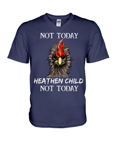 Heathen Child Not Today T-Shirt - Guys V-Neck - Mug