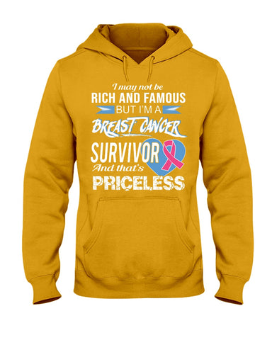 I'm A Breast Cancer Survivor And That's Priceless Limited Classic T- Shirt - Hoodie - Guys V-Neck