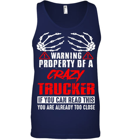 Crazy Trucker Limited Classic T- Shirt - Unisex Long Sleeve - Unisex Tank Top