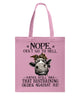 Image of Cow- Nope Can't Go To Hell Limited Classic T- Shirt - Guys V-Neck - Basketweave Tote Bag