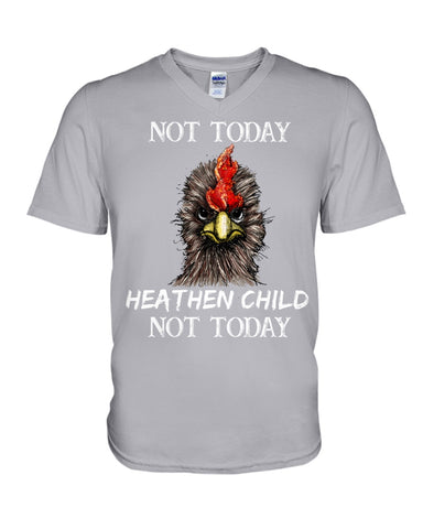 Heathen Child Not Today T-Shirt - Guys V-Neck - Mug