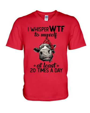 Whisper Wtf Cow Limited Classic T-Shirt - Guys V-Neck - Mug