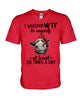 Image of Whisper Wtf Cow Limited Classic T-Shirt - Guys V-Neck - Mug