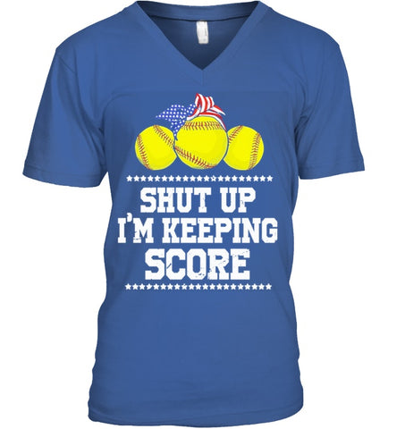 Shut Up! I'm Keeping Score Limited Classic T- Shirt - Guys V-Neck - Ladies V-Neck