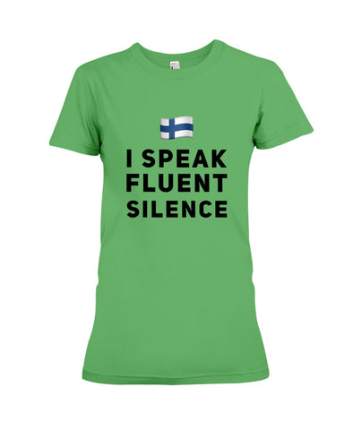 I Speake Fluence Silence Limited Classic T-Shirt - Ladies Flowy Tank - Ladies Tee