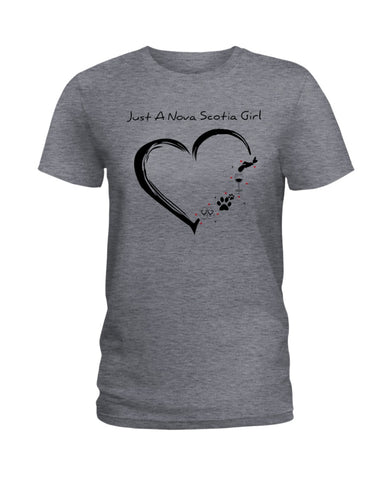 Just A Nova Scotia Girl Limited Classic T-Shirt - Hoodie - Ladies Tee