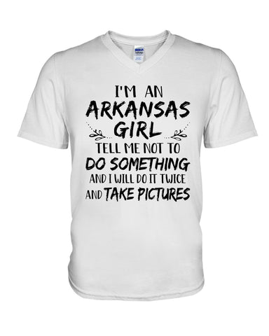 I'm An Arkansas Girl Limited Classic T-Shirt - Ladies Tee - Guys V-Neck