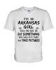 Image of I'm An Arkansas Girl Limited Classic T-Shirt - Ladies Tee - Guys V-Neck