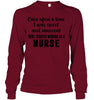 Image of I Stared Working As A Nurse Limited Classic T- Shirt - Ladies Flowy Tank - Unisex Long Sleeve