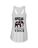 Image of Elephant Speakfor Those Who Have No Voice T-Shirt - Unisex Tank Top - Ladies Flowy Tank