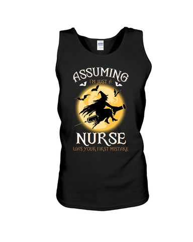 Assuming Nurse Witch Limited Classic T-Shirt - Unisex Tank Top - Ladies Flowy Tank