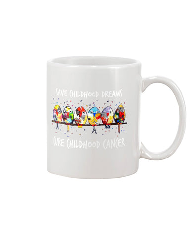 Save Childhood Dreams Cure Childhood Cancer T-Shirt - Mug