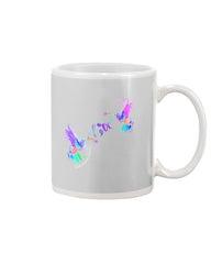 Coloful Couple Of Birds Fall In Love Limited Classic T- Shirt - Mug